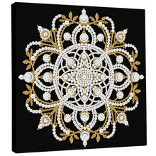 Load image into Gallery viewer, DIY Pearl Painting Kit 25x25CM Mandala Framed Handmade Pearl Material Art Set Room Wall Decoration
