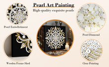 Load image into Gallery viewer, DIY Pearl Painting Kit 25x25CM Mandala Framed Handmade Pearl Material Art Set Room Wall Decoration
