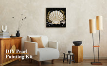 Load image into Gallery viewer, DIY Pearl Painting Kit 25x25CM Seashell Framed Handmade Pearl Material Art Set Room Wall Decoration
