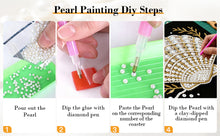 Load image into Gallery viewer, DIY Pearl Painting Kit 25x25CM Seashell Framed Handmade Pearl Material Art Set Room Wall Decoration
