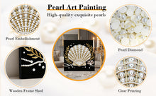 Load image into Gallery viewer, DIY Pearl Painting Kit 25x25CM Seashell Framed Handmade Pearl Material Art Set Room Wall Decoration
