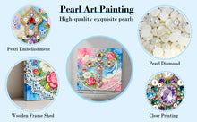 Load image into Gallery viewer, DIY Pearl Painting Kit 25x25CM Cross Framed Handmade Pearl Material Art Set Room Wall Decoration

