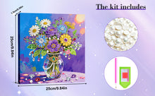 Load image into Gallery viewer, DIY Pearl Painting Kit 25x25CM Vase Framed Handmade Pearl Material Art Set Room Wall Decoration
