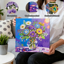 Load image into Gallery viewer, DIY Pearl Painting Kit 25x25CM Vase Framed Handmade Pearl Material Art Set Room Wall Decoration
