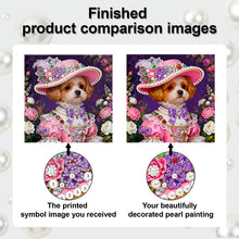 Load image into Gallery viewer, DIY Pearl Painting Kit 25x25CM Dog Framed Handmade Pearl Material Art Set Room Wall Decoration
