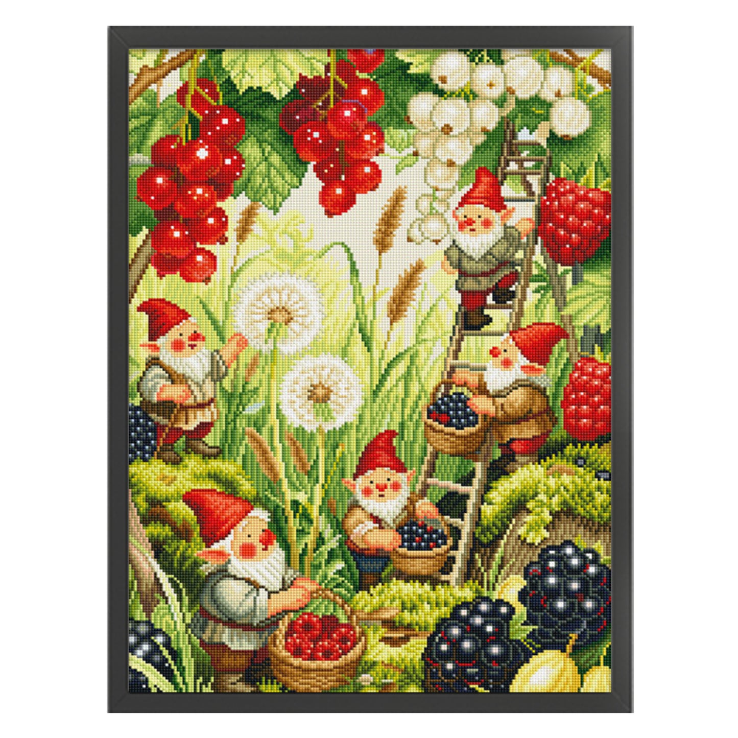 Dwarf Fairy Tale Romance - Full 11CT Stamped Cross Stitch 50x67CM - Mona Lisa