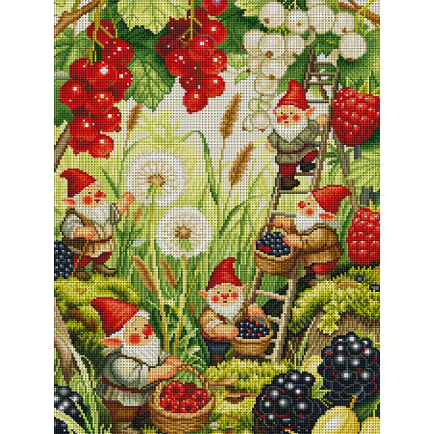 Dwarf Fairy Tale Romance - Full 11CT Stamped Cross Stitch 50x67CM - Mona Lisa