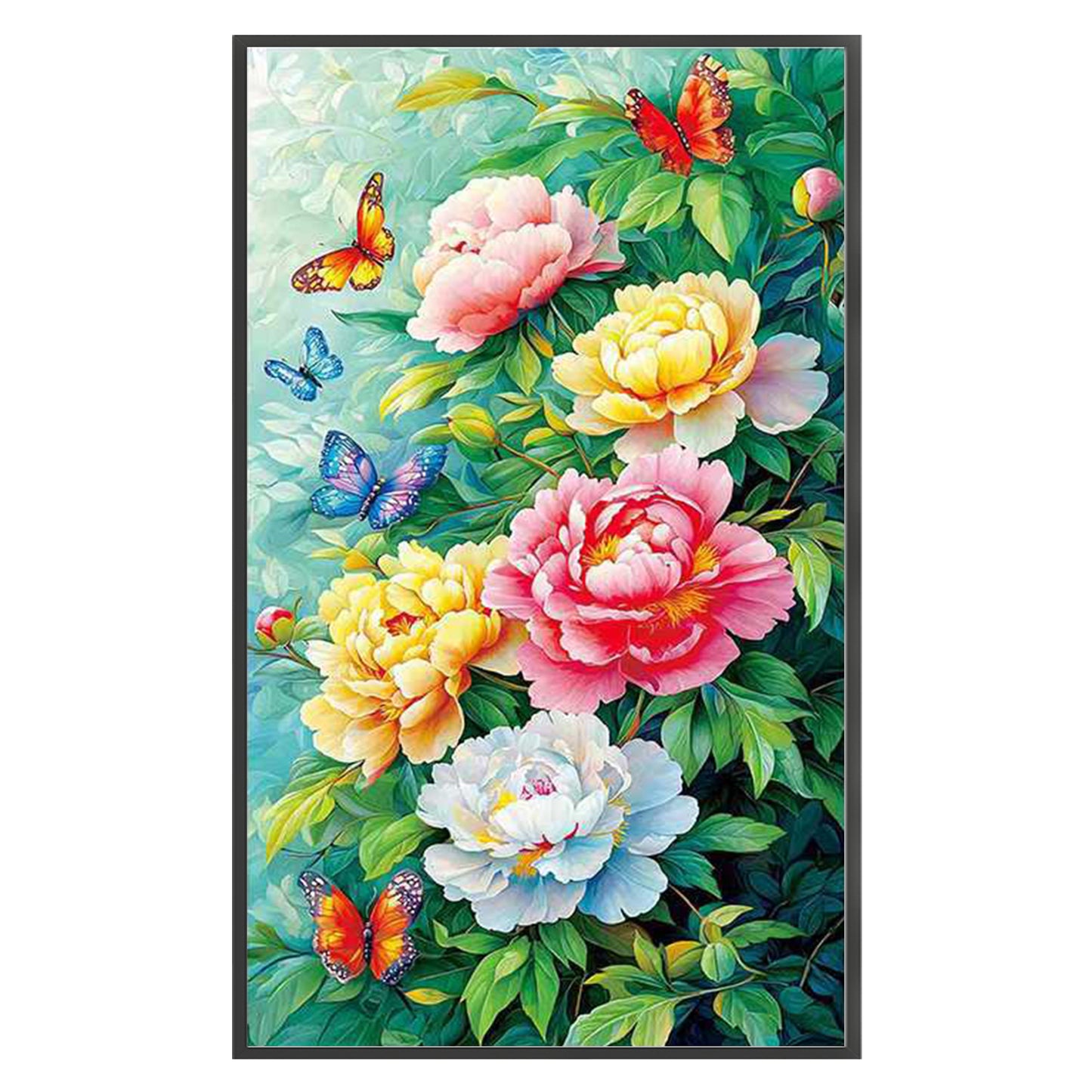 Vertical Elegant Beauty - Full 11CT Stamped Cross Stitch 70x115CM - Mona Lisa(60Colors)