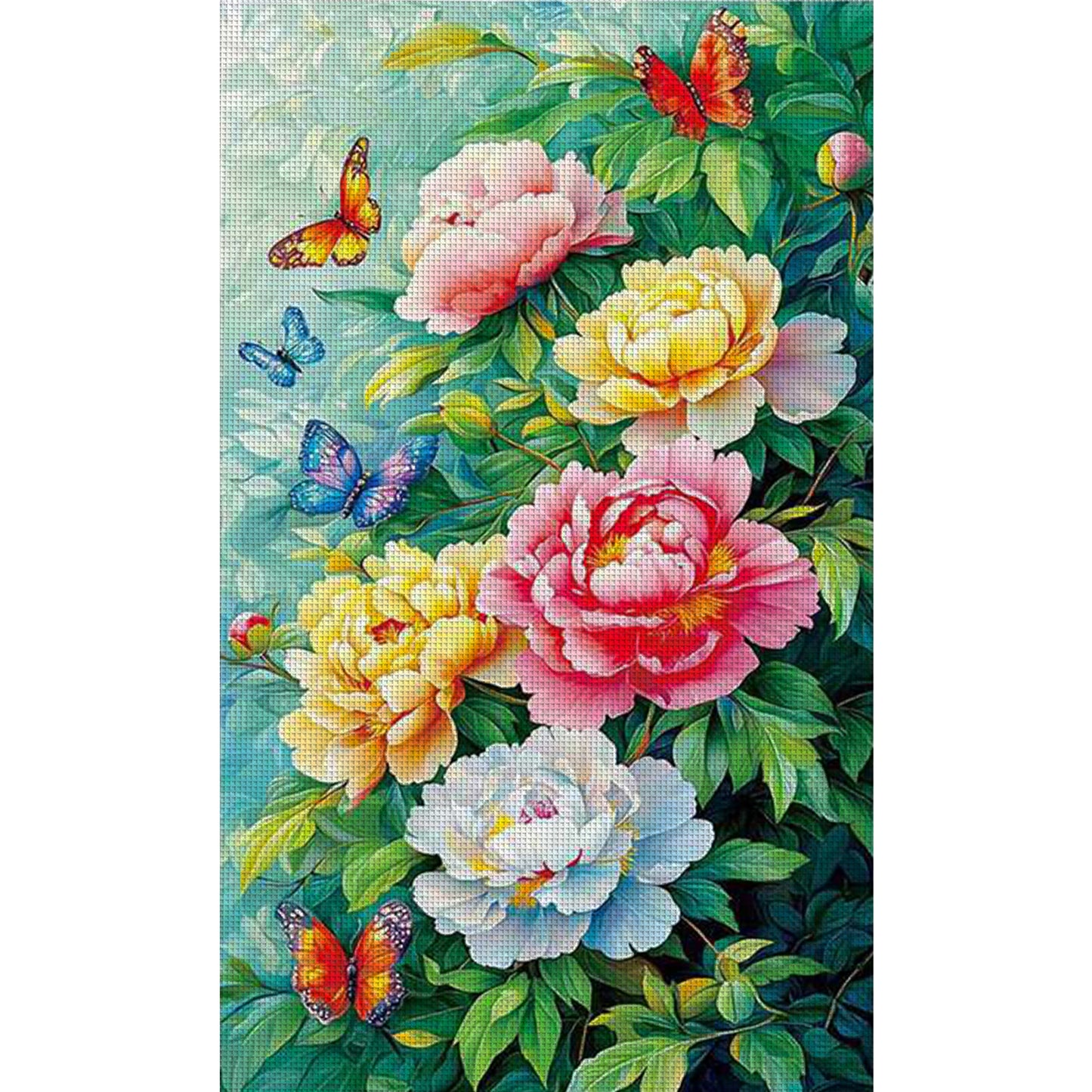 Vertical Elegant Beauty - Full 11CT Stamped Cross Stitch 70x115CM - Mona Lisa(60Colors)