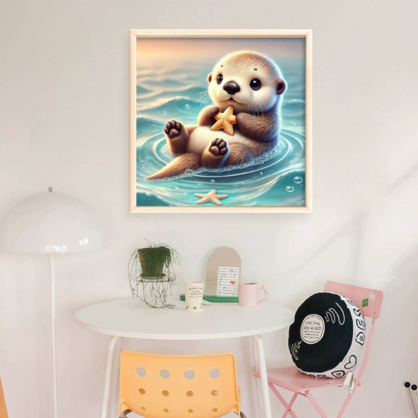 Animal - Full 11CT Stamped Cross Stitch 40x40CM - Yishu
