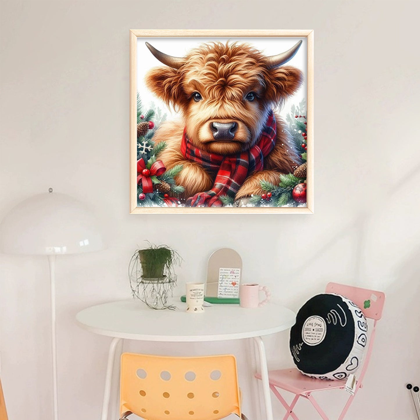 Consume Cattle - Full 11CT Stamped Cross Stitch 40x40CM - Yishu