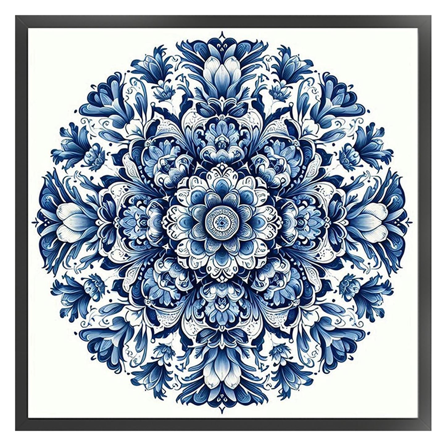 Datura - Full 11CT Counted Cross Stitch 40x40CM - Yishu