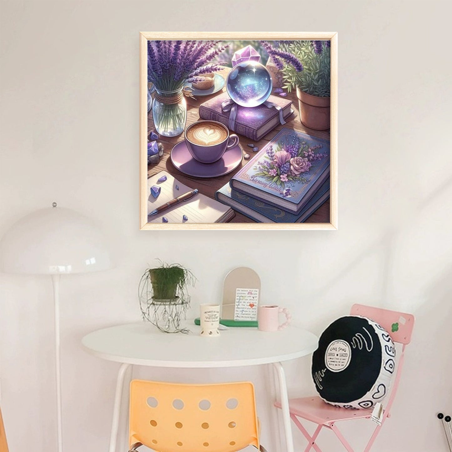 Crystal Ball - Full 11CT Stamped Cross Stitch 40x40CM - Yishu