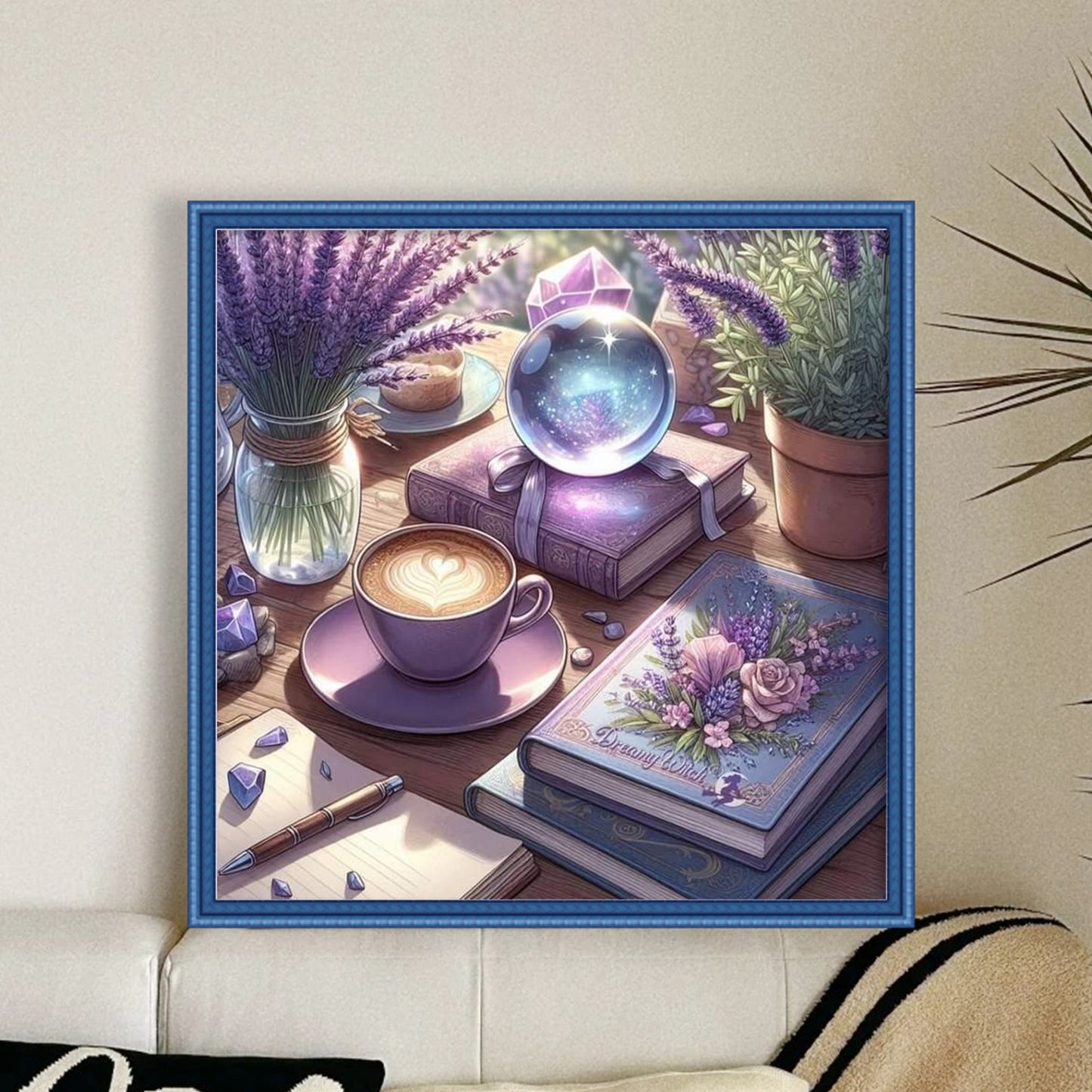 Crystal Ball - Full 11CT Stamped Cross Stitch 40x40CM - Yishu