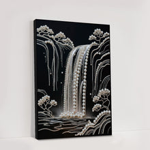 Load image into Gallery viewer, DIY Pearl Painting Kit 30x40CM Waterfall Framed Handmade Pearl Material Art Set Room Wall Decoration

