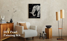 Load image into Gallery viewer, DIY Pearl Painting Kit 30x40CM Elephant Framed Handmade Pearl Material Art Set Room Wall Decoration
