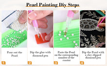 Load image into Gallery viewer, DIY Pearl Painting Kit 30x40CM Turtle Framed Handmade Pearl Material Art Set Room Wall Decoration
