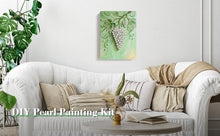 Load image into Gallery viewer, DIY Pearl Painting Kit 30x40CM Grape Framed Handmade Pearl Material Art Set Room Wall Decoration
