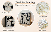 Load image into Gallery viewer, DIY Pearl Painting Kit 30x30CM Puppy Framed Handmade Pearl Material Art Set Room Wall Decoration
