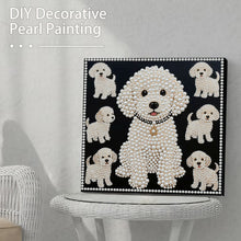 Load image into Gallery viewer, DIY Pearl Painting Kit 30x30CM Puppy Framed Handmade Pearl Material Art Set Room Wall Decoration
