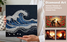 Load image into Gallery viewer, DIY Pearl Painting Kit 30x30CM Waves Framed Handmade Pearl Material Art Set Room Wall Decoration
