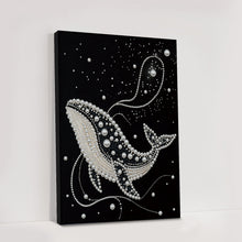 Load image into Gallery viewer, DIY Pearl Painting Kit 30x40CM Shark Framed Handmade Pearl Material Art Set Room Wall Decoration
