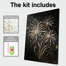 Load image into Gallery viewer, DIY Pearl Painting Kit 30x40CM Fireworks Framed Handmade Pearl Material Art Set Room Wall Decoration
