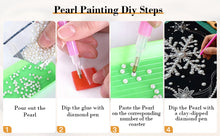 Load image into Gallery viewer, DIY Pearl Painting Kit 30x40CM Snowflake Framed Handmade Pearl Material Art Set Room Wall Decoration
