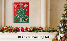 Load image into Gallery viewer, DIY Pearl Painting Kit 30x40CM Christmas Tree Framed Handmade Pearl Material Art Set Room Wall Decoration
