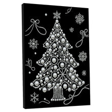 Load image into Gallery viewer, DIY Pearl Painting Kit 30x40CM Christmas Tree Framed Handmade Pearl Material Art Set Room Wall Decoration
