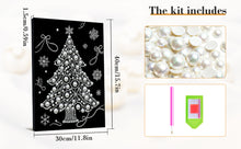 Load image into Gallery viewer, DIY Pearl Painting Kit 30x40CM Christmas Tree Framed Handmade Pearl Material Art Set Room Wall Decoration
