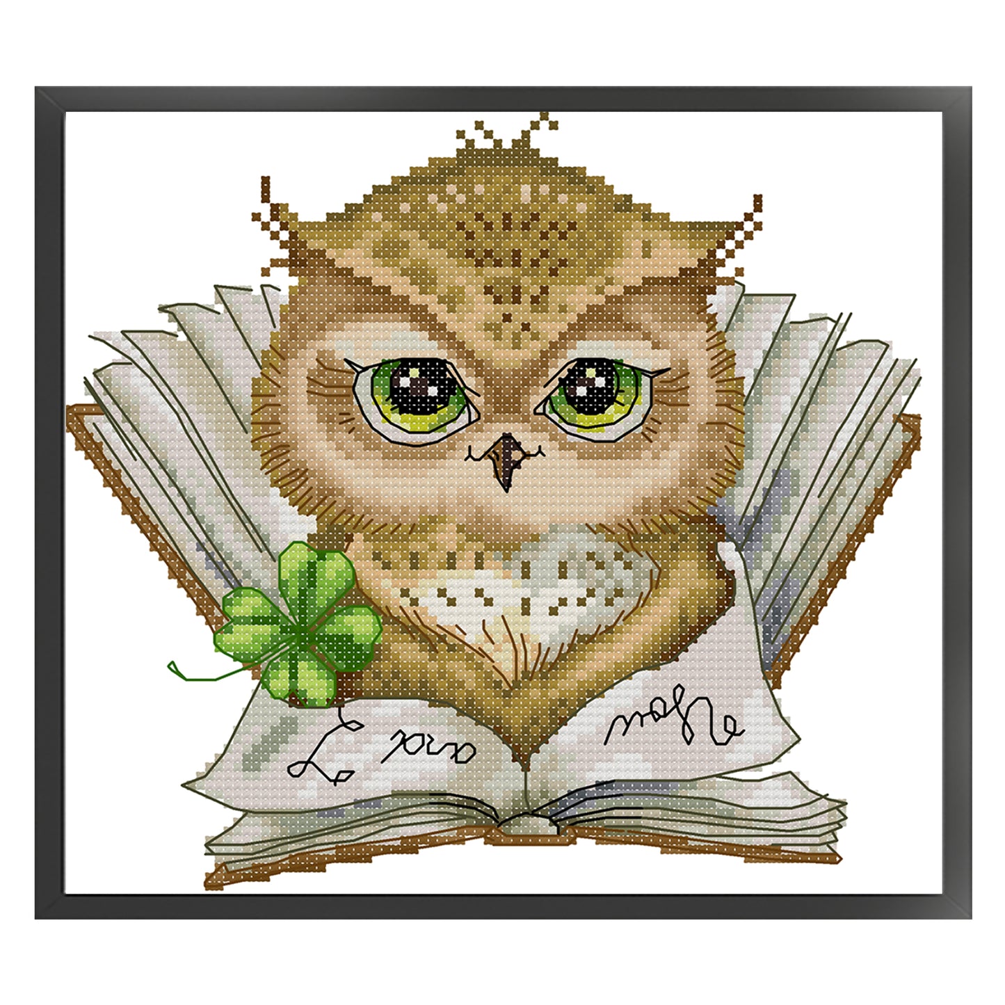 My Favorite Book - Partial 14CT Stamped Cross Stitch 22x20CM - Joy Sunday Backstitch