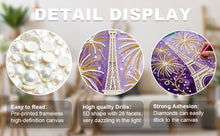 Load image into Gallery viewer, DIY Pearl Painting Kit 25x25CM Eiffel Tower Framed Handmade Pearl Material Art Set Room Wall Decoration

