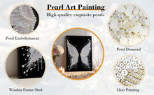 Load image into Gallery viewer, DIY Pearl Painting Kit 30x40CM Wing Framed Handmade Pearl Material Art Set Room Wall Decoration
