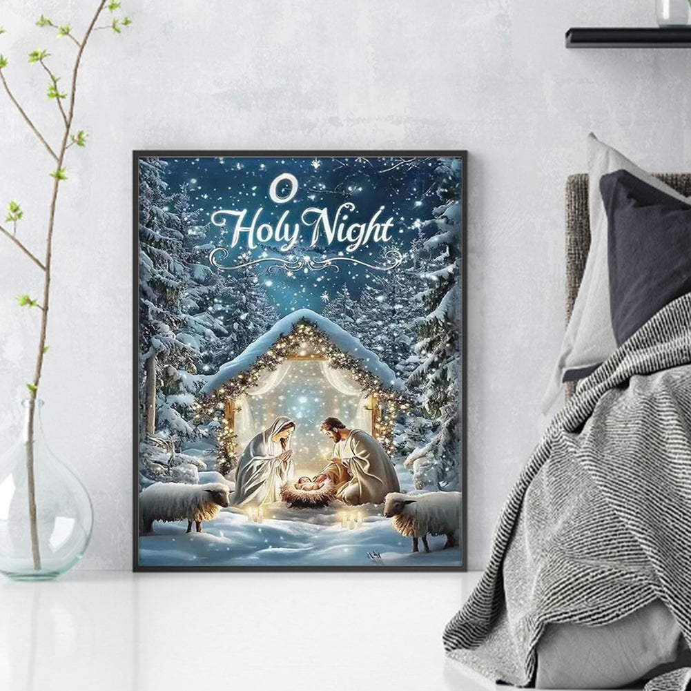 Jesus - Full 11CT Counted Cross Stitch 40x40CM - Huacan