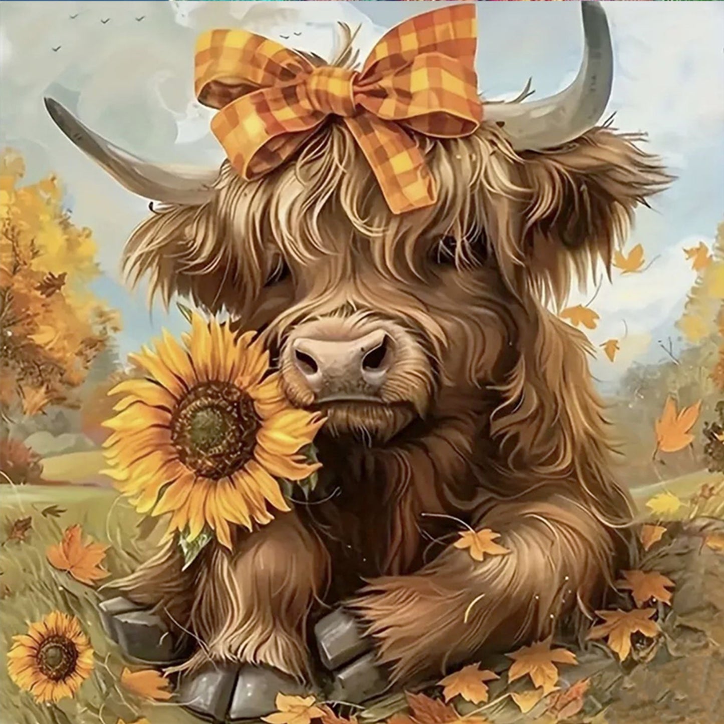 Consume Cattle - Full 11CT Counted Cross Stitch 40x40CM - Yishu