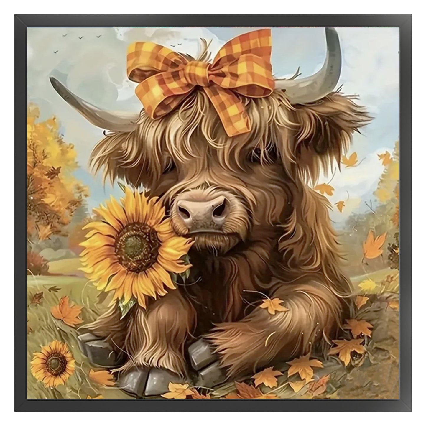 Consume Cattle - Full 11CT Counted Cross Stitch 40x40CM - Yishu