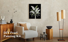 Load image into Gallery viewer, DIY Pearl Painting Kit 30x40CM Flower Framed Handmade Pearl Material Art Set Room Wall Decoration
