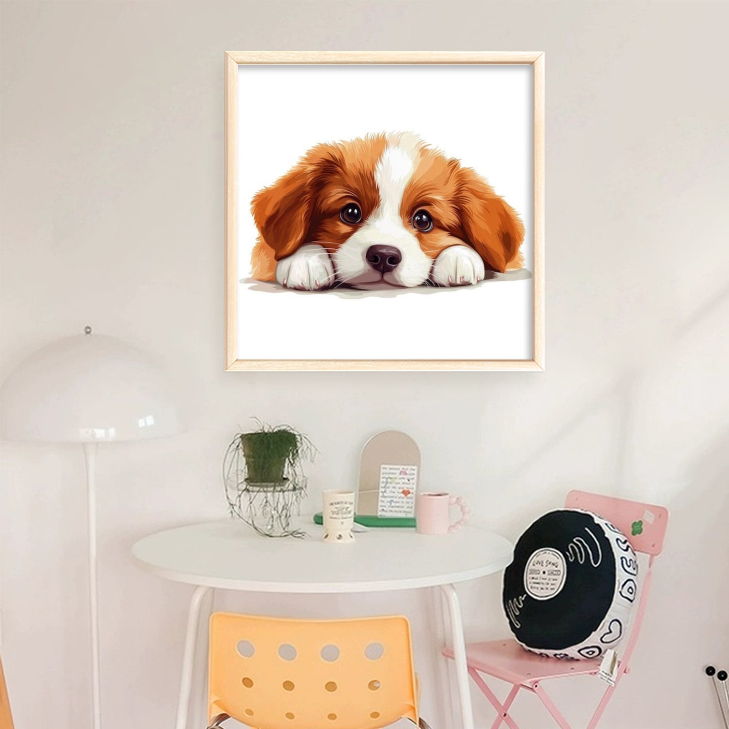Beagle-Dog - Full 11CT Stamped Cross Stitch 40x40CM - Yishu