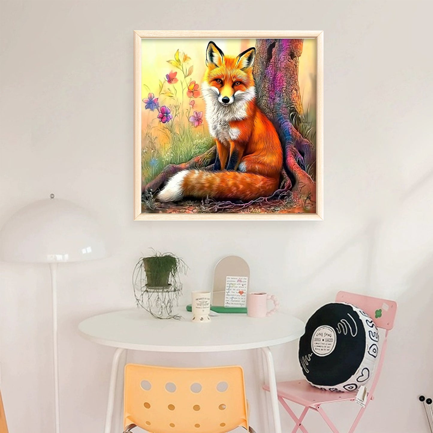 Animal - Full 11CT Stamped Cross Stitch 40x40CM - Yishu