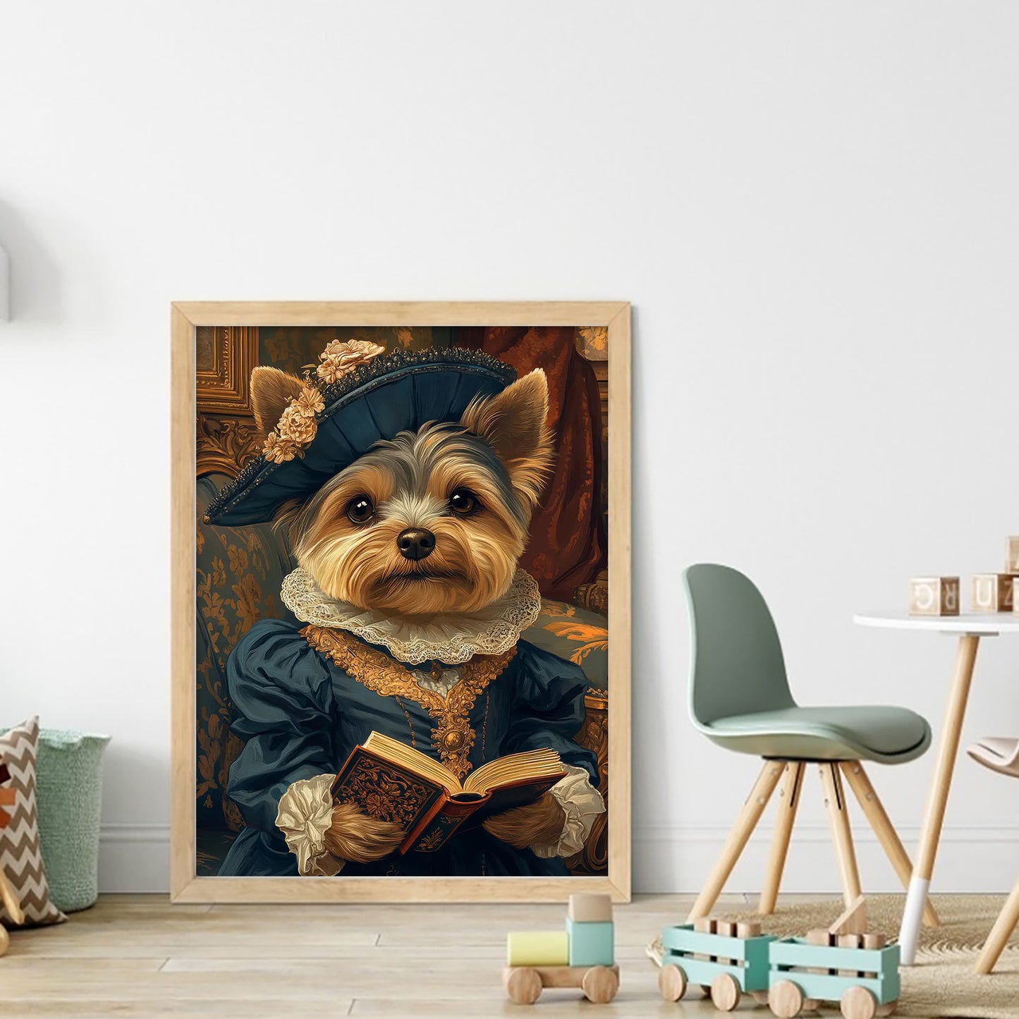 Royal Dog - Full 11CT Stamped Cross Stitch 40x55CM - Huacan