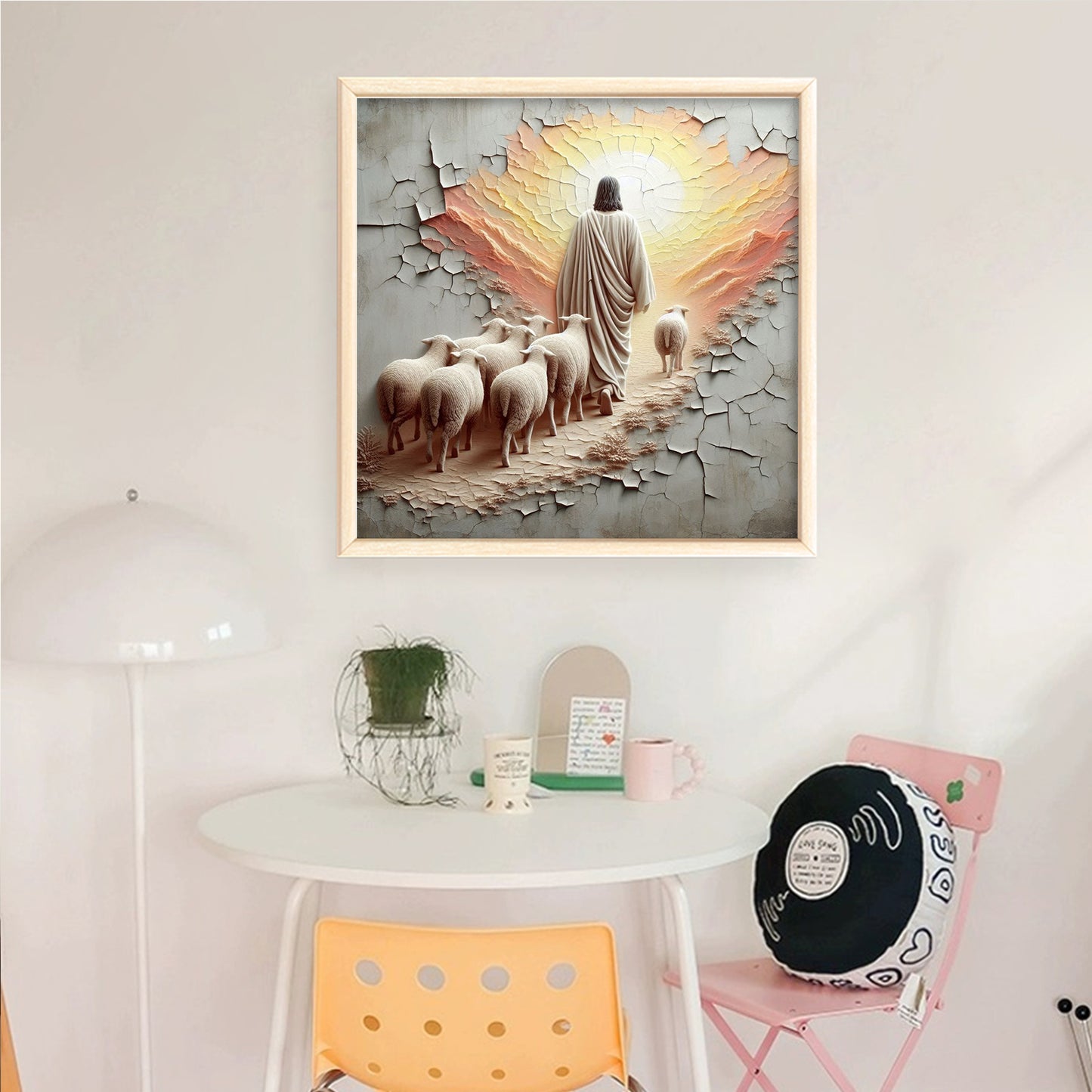 Priest - Full 14CT Counted Cross Stitch 40x40CM - Yishu