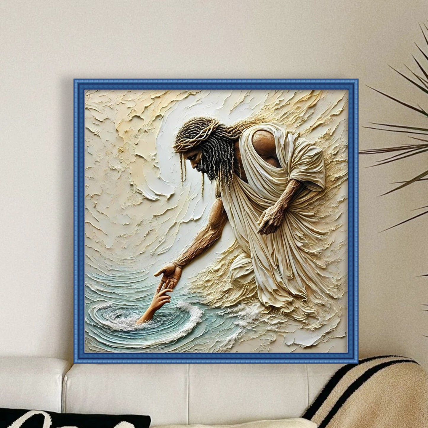 Priest - Full 14CT Counted Cross Stitch 40x40CM - Yishu