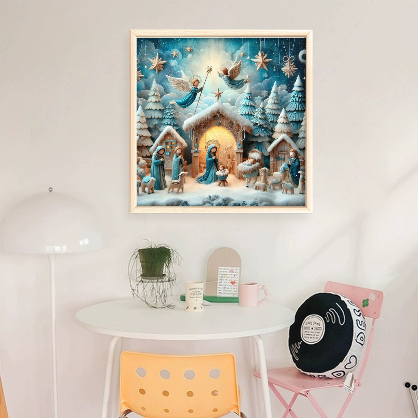 Nativity - Full 14CT Counted Cross Stitch 40x40CM - Yishu