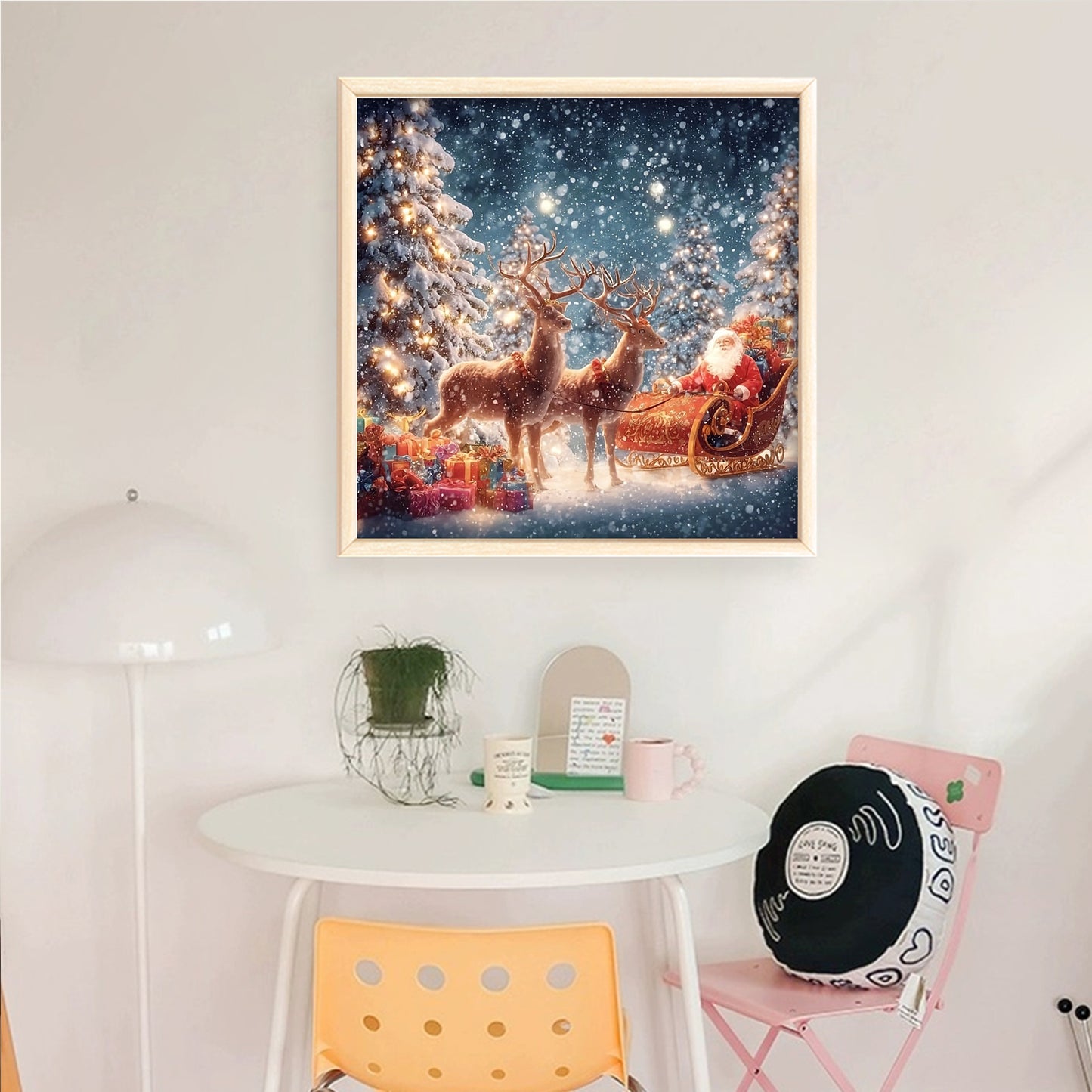 Elk - Full 14CT Counted Cross Stitch 40x40CM - Yishu