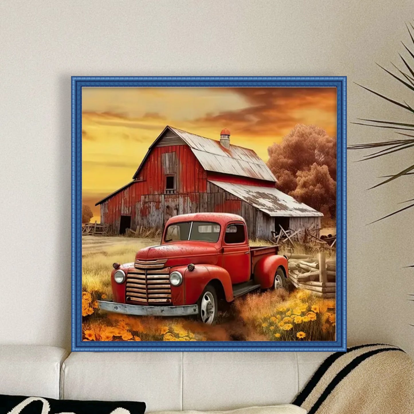 Wooden House - Full 11CT Counted Cross Stitch 50x50CM - Huacan