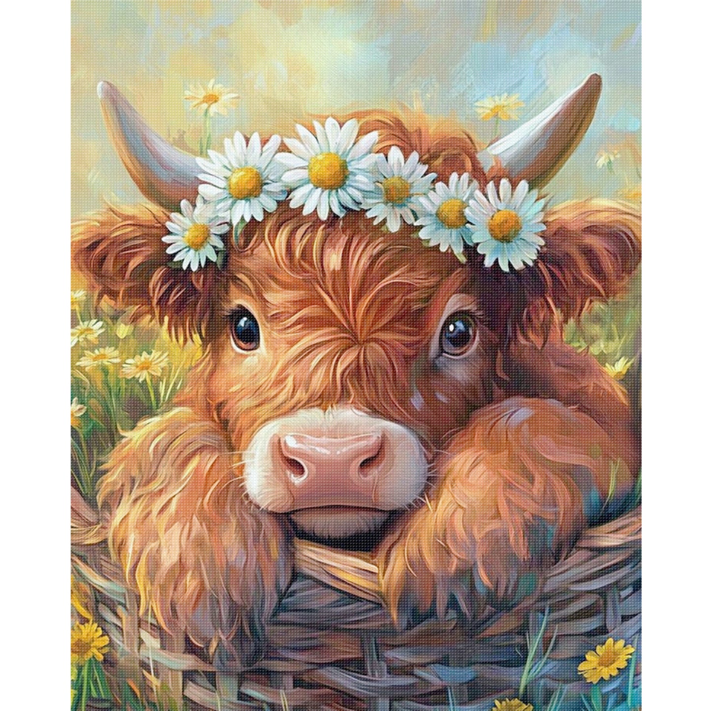 Yak - Full 11CT Stamped Cross Stitch 40x50CM - Huacan