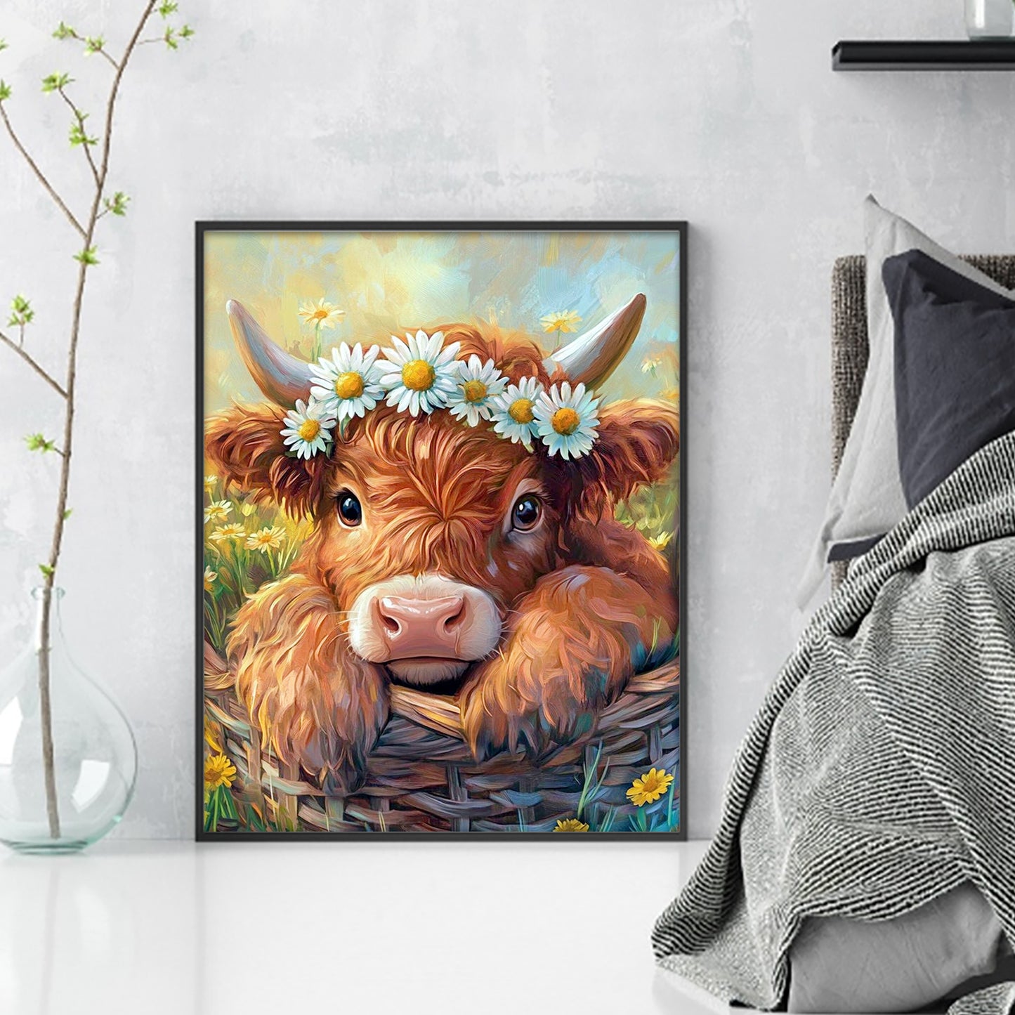 Yak - Full 11CT Stamped Cross Stitch 40x50CM - Huacan