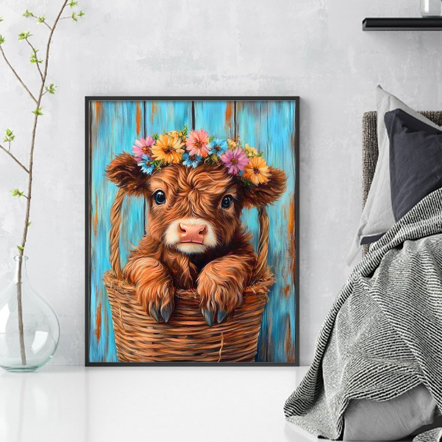 Yak - Full 11CT Stamped Cross Stitch 40x50CM - Huacan