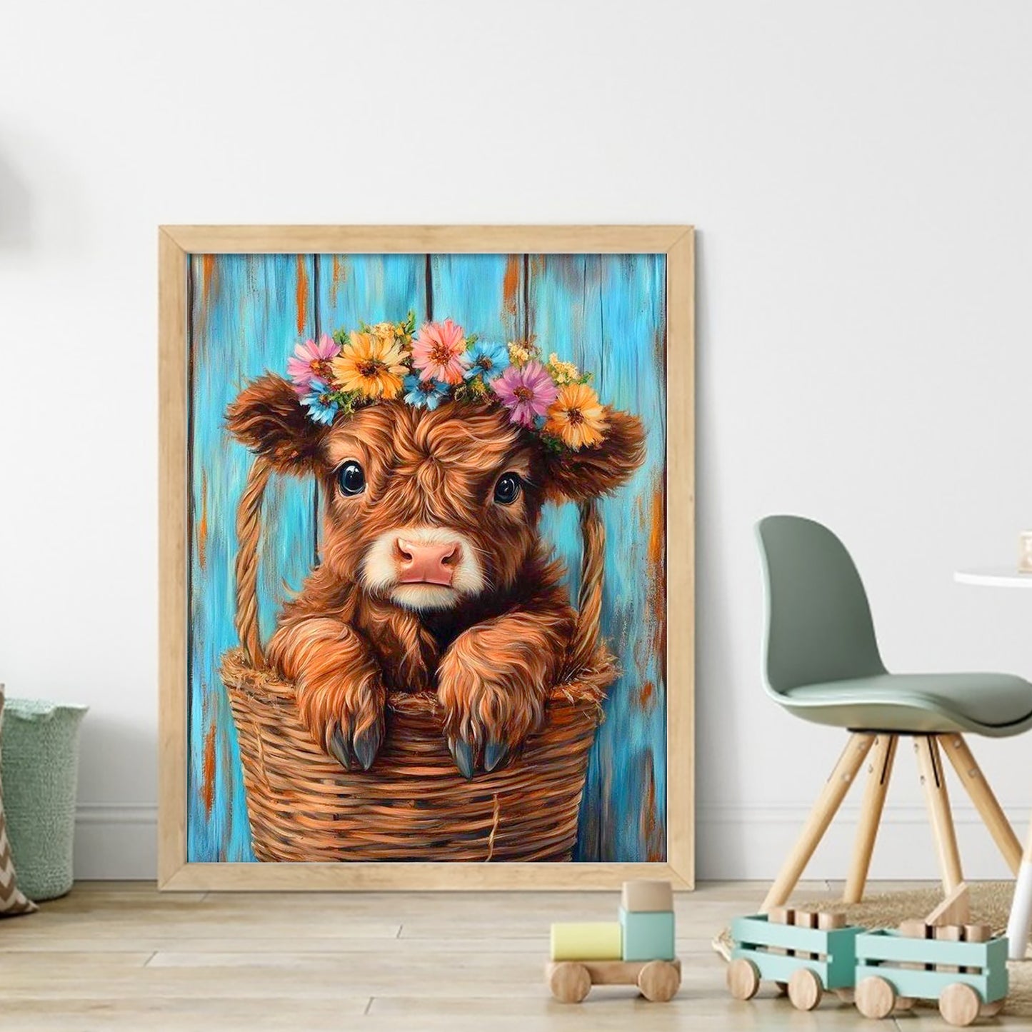 Yak - Full 11CT Stamped Cross Stitch 40x50CM - Huacan